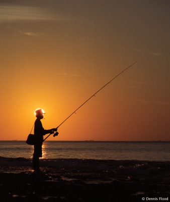 Fisherman at Sunset