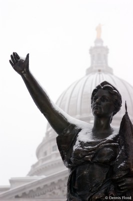 Wisconsin State Capitol in Winter