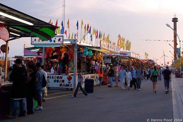 Quiet Afternoon at the CNE